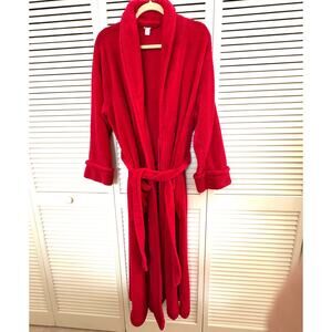 Charter Club Womens Bathrobe.  Red